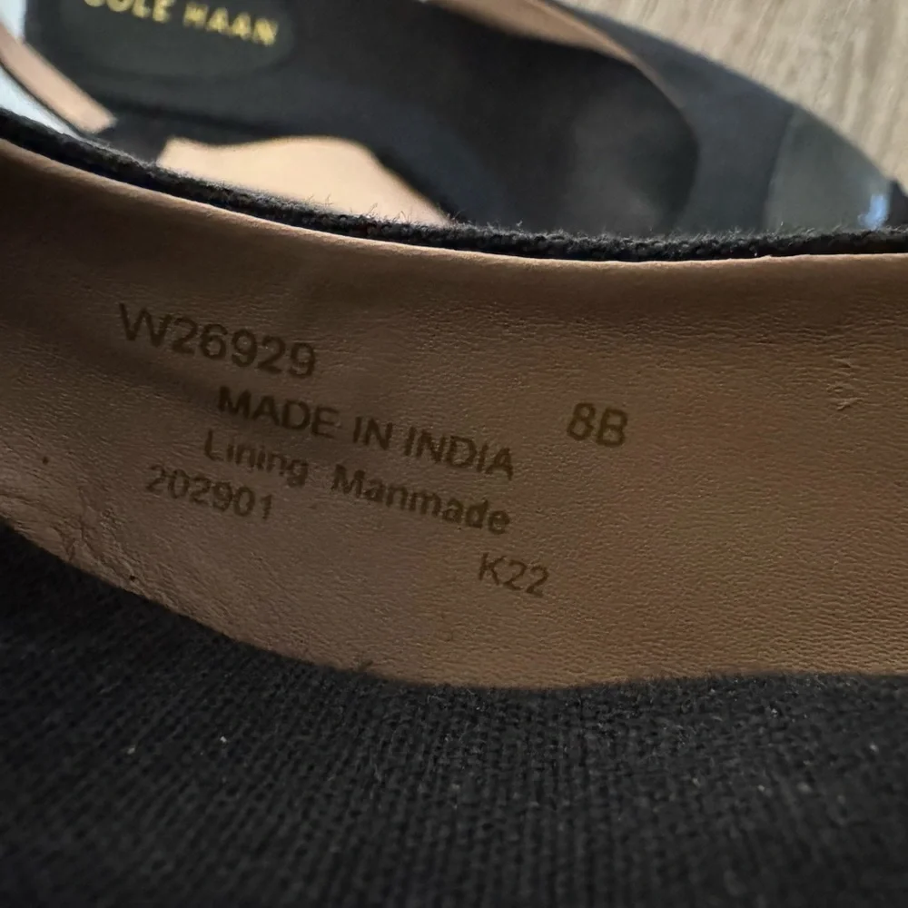 Cole Haan Women's Black Wedge Shoes beautiful shoes !